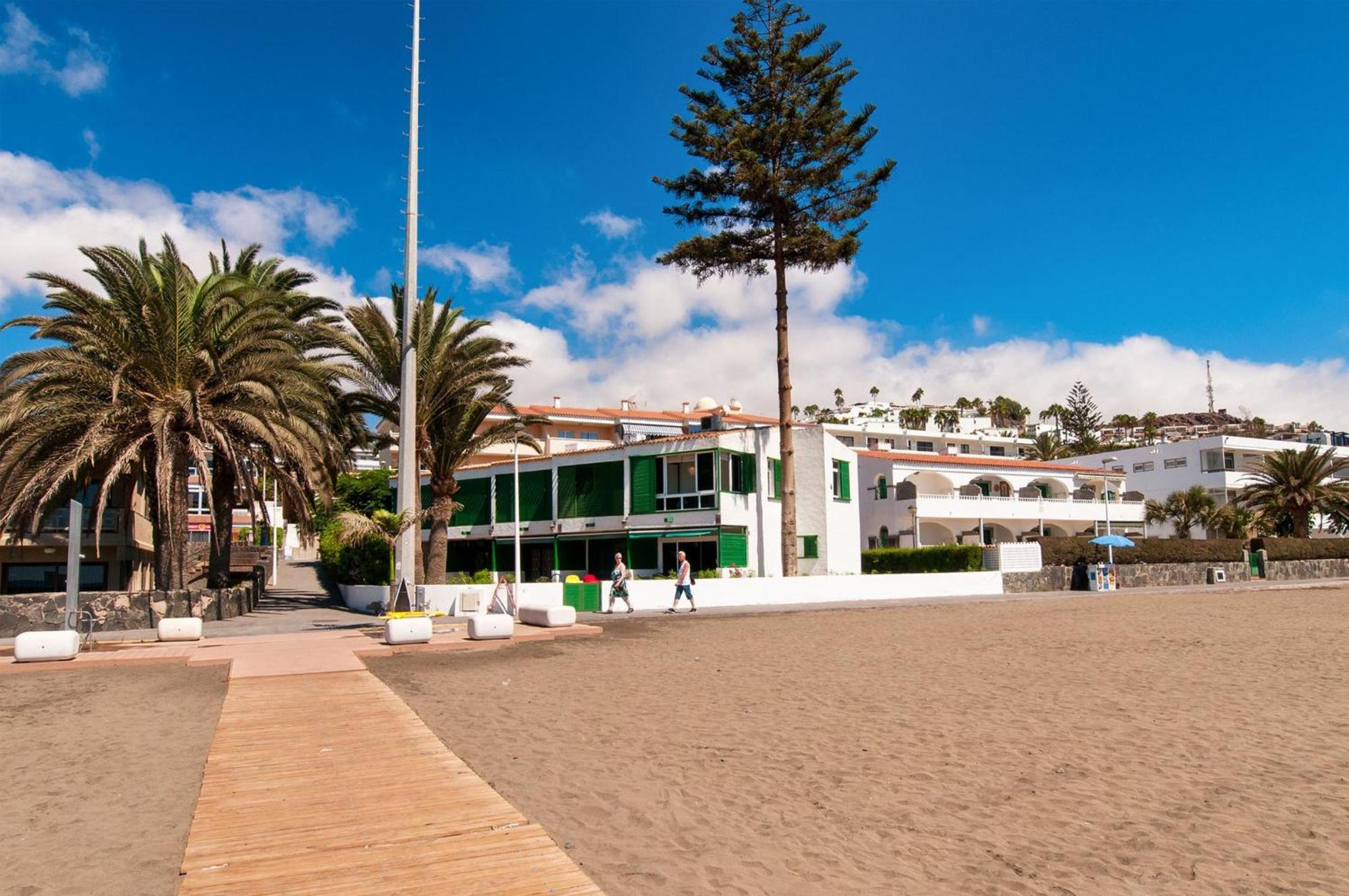 Beachfront Apartment Las Burras Mra 02 San Agustín Exteriör bild