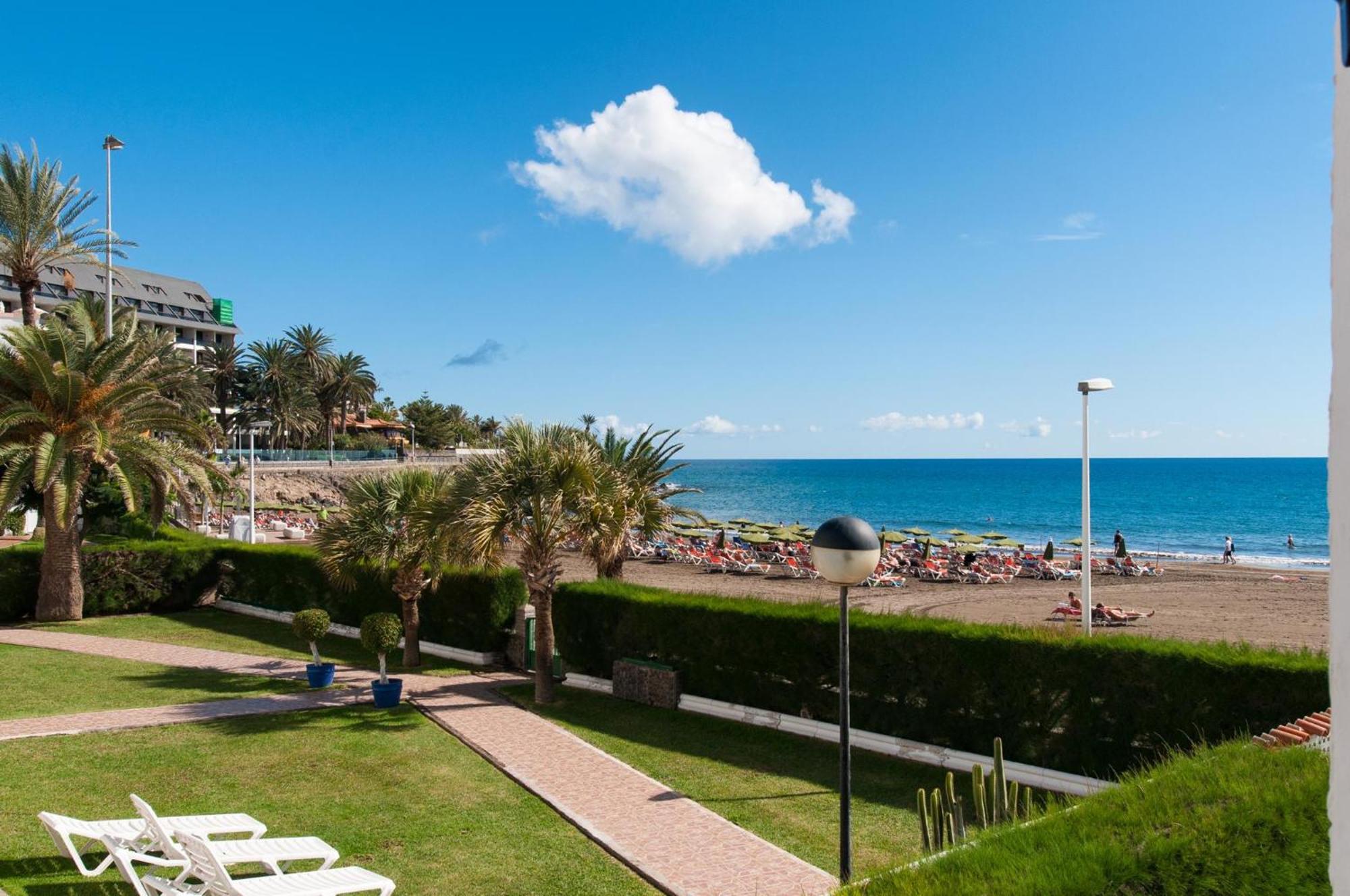 Beachfront Apartment Las Burras Mra 02 San Agustín Exteriör bild