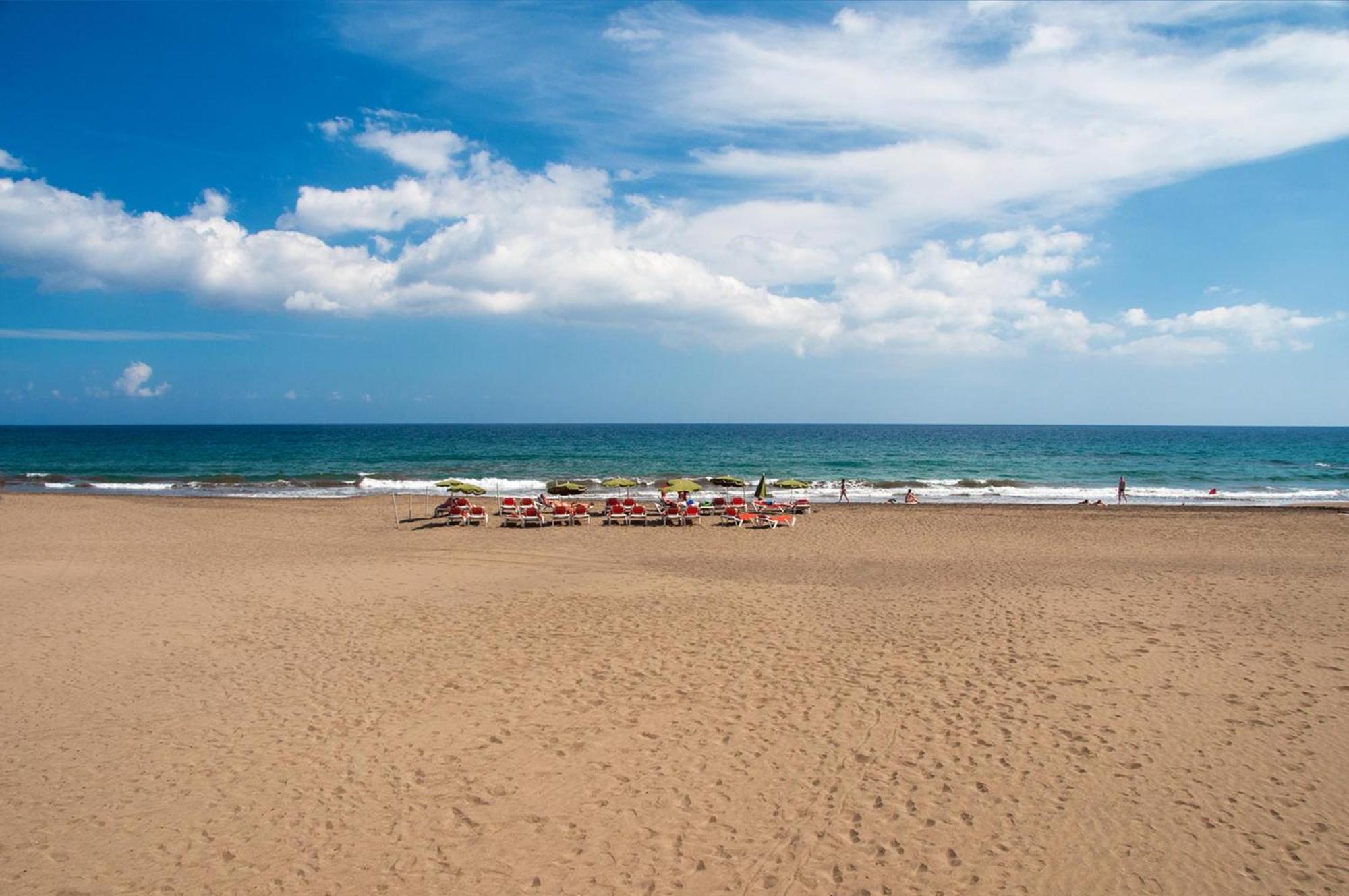Beachfront Apartment Las Burras Mra 02 San Agustín Exteriör bild