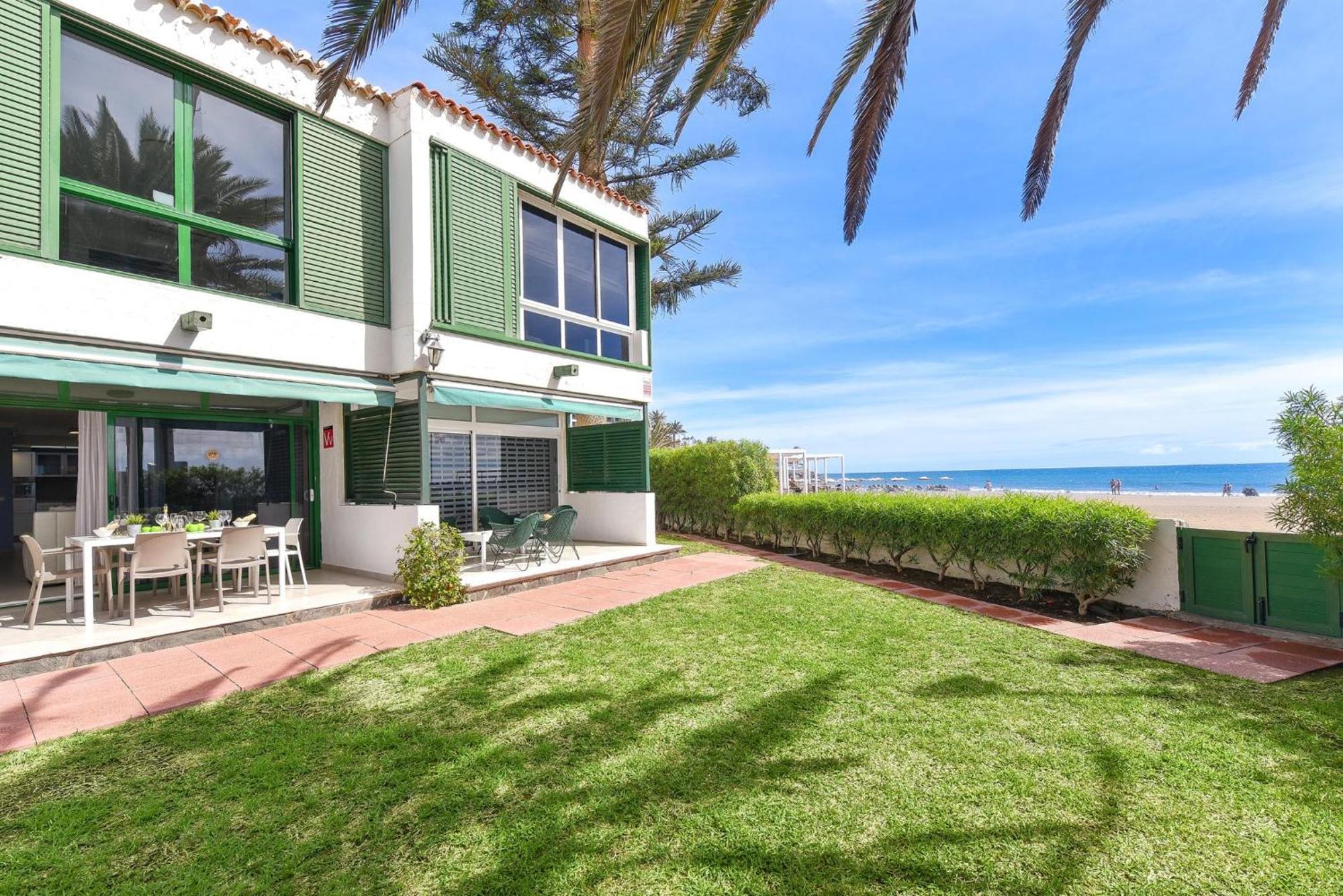 Beachfront Apartment Las Burras Mra 02 San Agustín Exteriör bild
