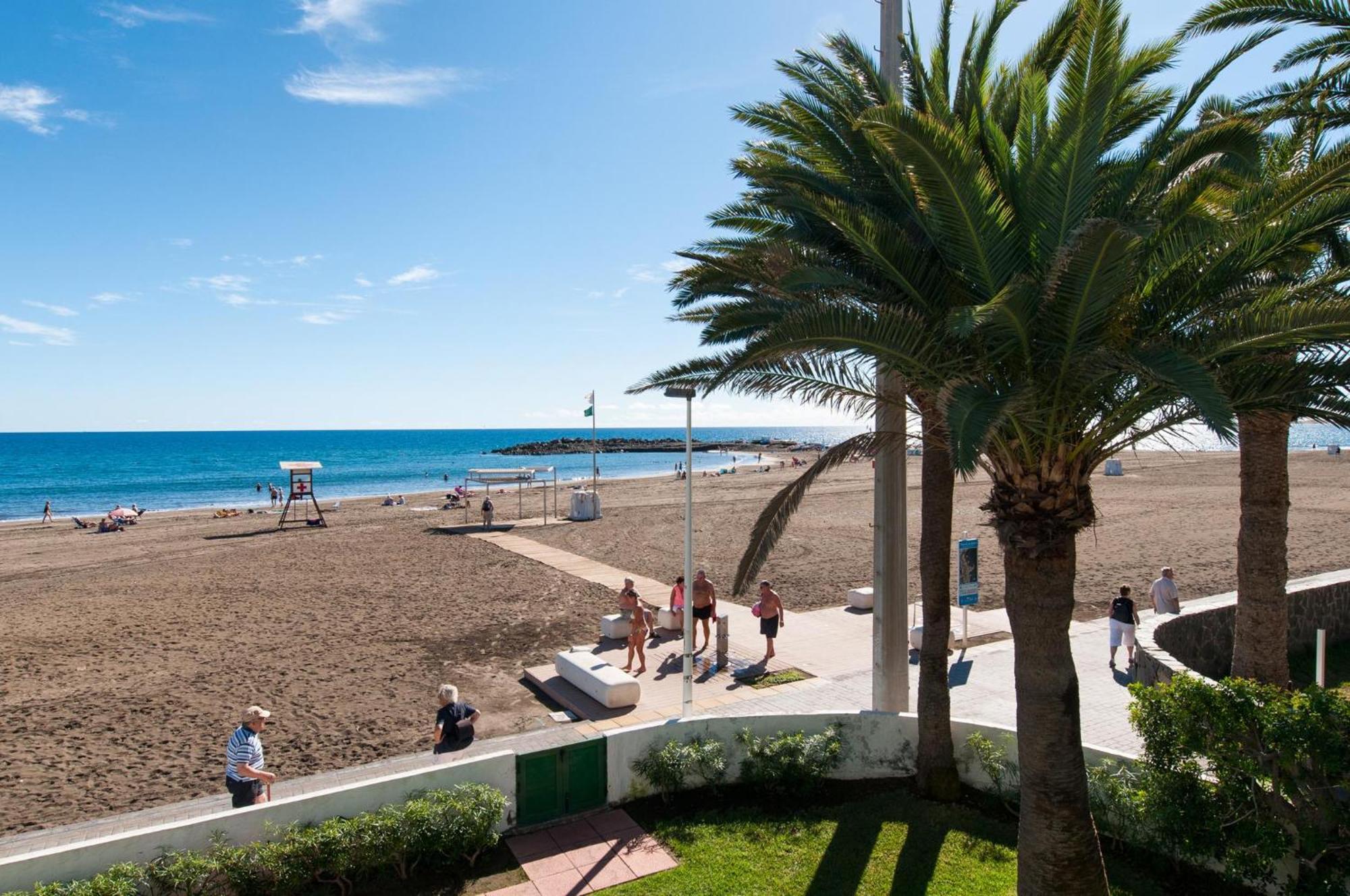 Beachfront Apartment Las Burras Mra 02 San Agustín Exteriör bild