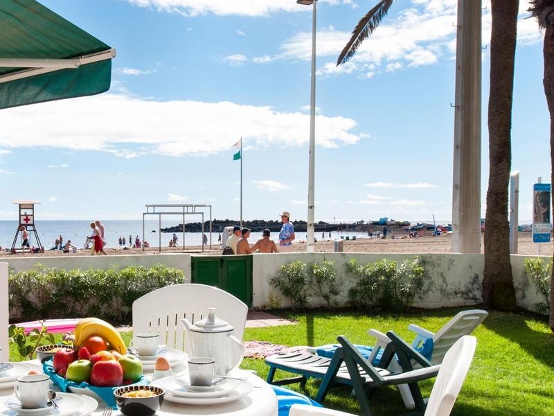 Beachfront Apartment Las Burras Mra 02 San Agustín Exteriör bild